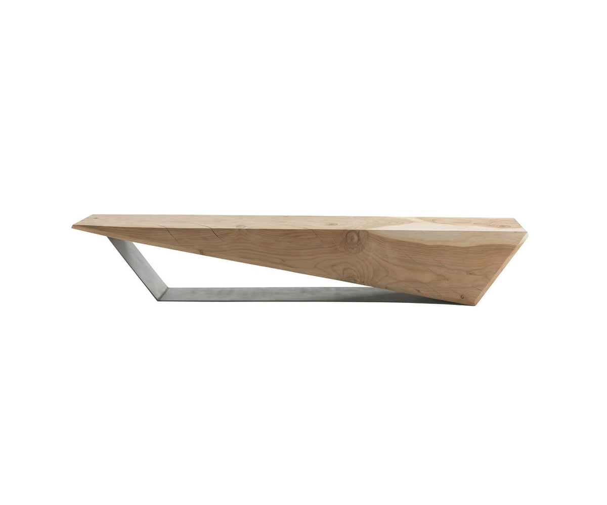 Floor Sample High End Wedge Bench by Riva 1920 Casa Design Group