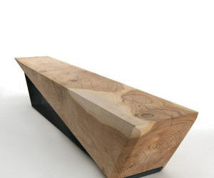 Floor Sample High End Wedge Bench by Riva 1920 Casa Design Group