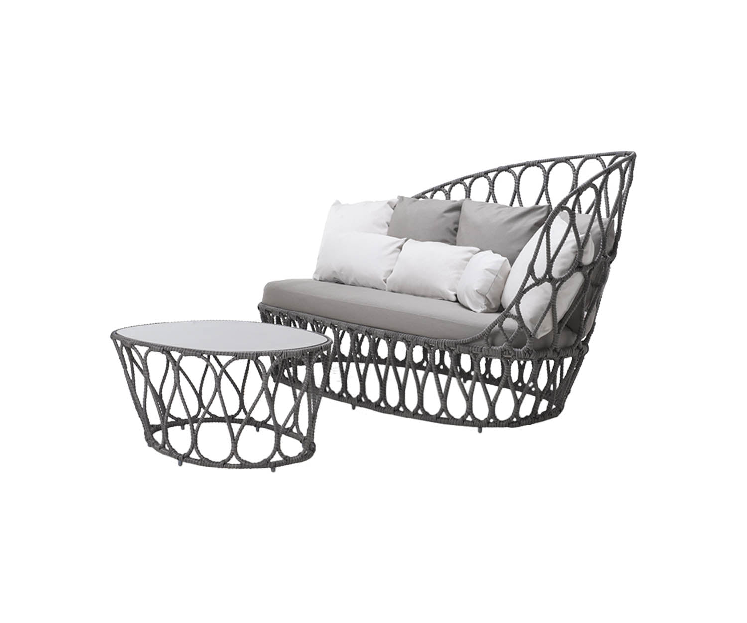 High end Forma Loveseat by Kenneth Cobonpue Casa Design