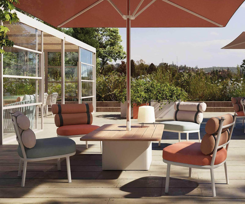 Meteo Steel Centre Table Base Parasol I Kettal 
