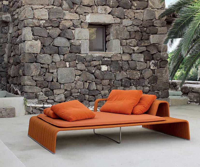 Sophisticated and Comfortable  Frame Outdoor Chaise Longue by Paola Lenti Perfect for Outdoor Relaxation Casa Design Group