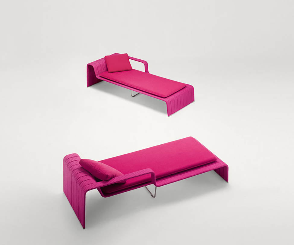 Sophisticated and Comfortable  Frame Outdoor Chaise Longue by Paola Lenti Perfect for Outdoor Relaxation Casa Design Group