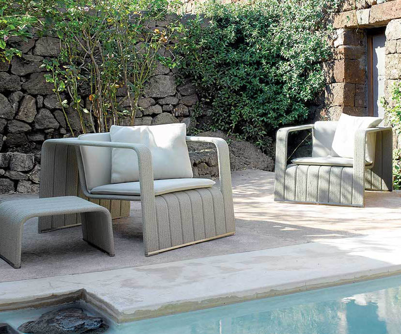 Luxury Frame Outdoor Lounge Chair by Paola Lenti Perfect for Modern Spaces Casa Design Group