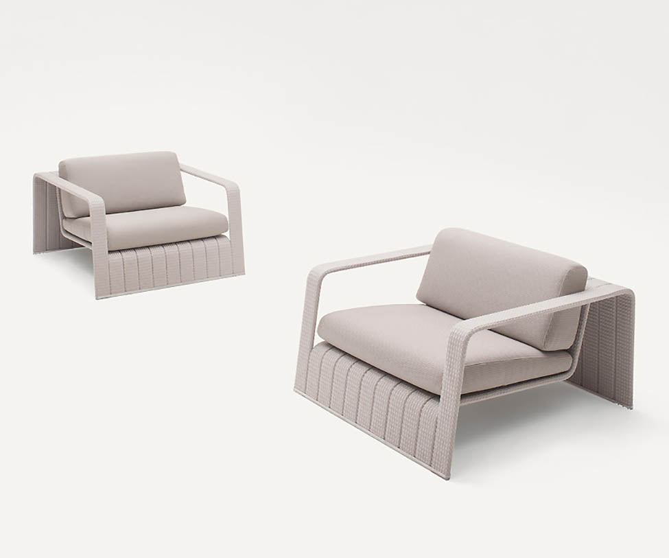 Luxury Frame Outdoor Lounge Chair by Paola Lenti Perfect for Modern Spaces Casa Design Group