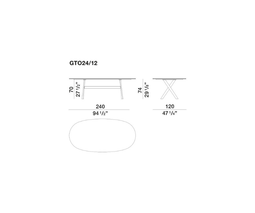 High End Gatwick Dining Table by Molteni&C Casa Design Group