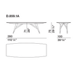 High End Gio Ponti D.859.1A Dining Table by Molten&C Casa Design Group