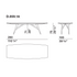 High End Gio Ponti D.859.1A Dining Table by Molten&C Casa Design Group