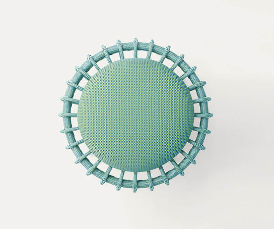 Modern Giunco Outdoor Pouf by Paola Lenti Casa Design Group