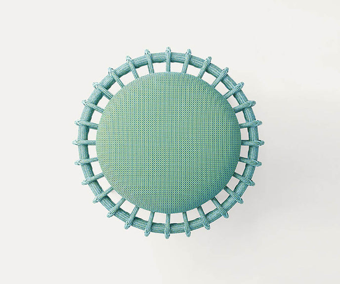 Modern Giunco Outdoor Pouf by Paola Lenti Casa Design Group