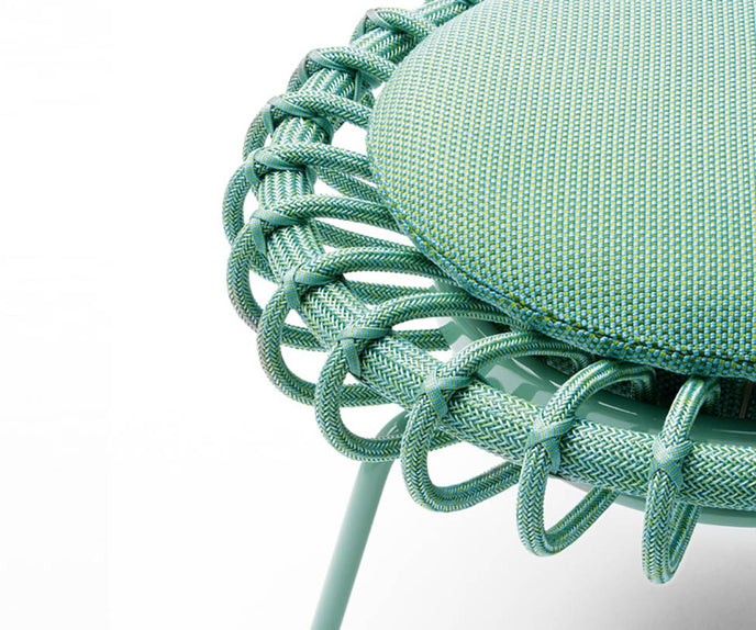 Modern Giunco Outdoor Pouf by Paola Lenti Casa Design Group