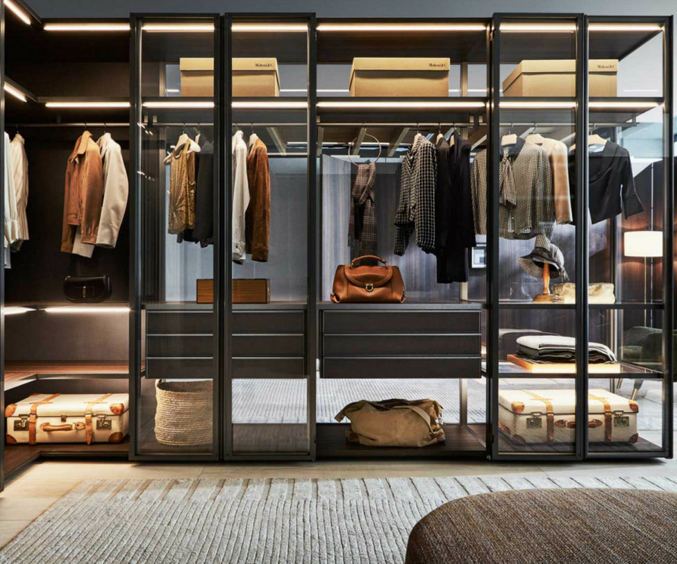High End Gliss Master Glass Closet by Molteni&C Casa Design Group