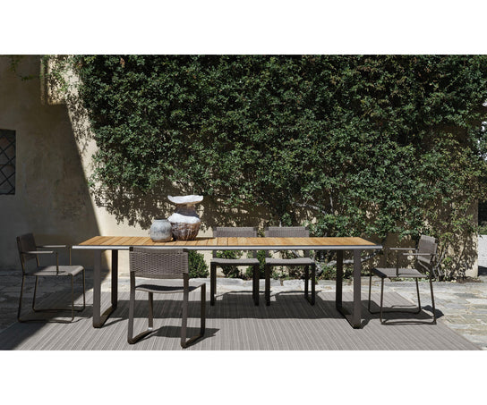 High End Golden Gate Outdoor Dining Table by Molteni&C Casa Design Group