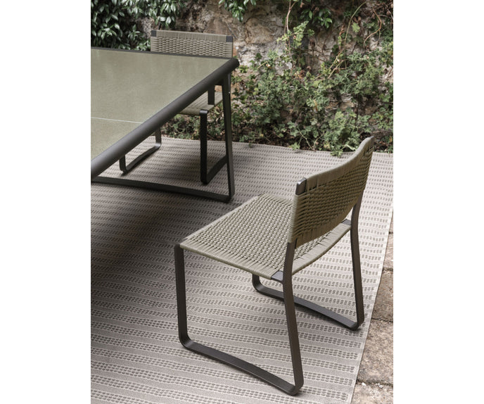 High End Golden Gate Outdoor Dining Table by Molteni&C Casa Design Group