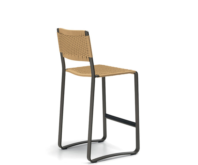 High End Green Point Outdoor Bar Stool by Molteni&C Casa Design Group