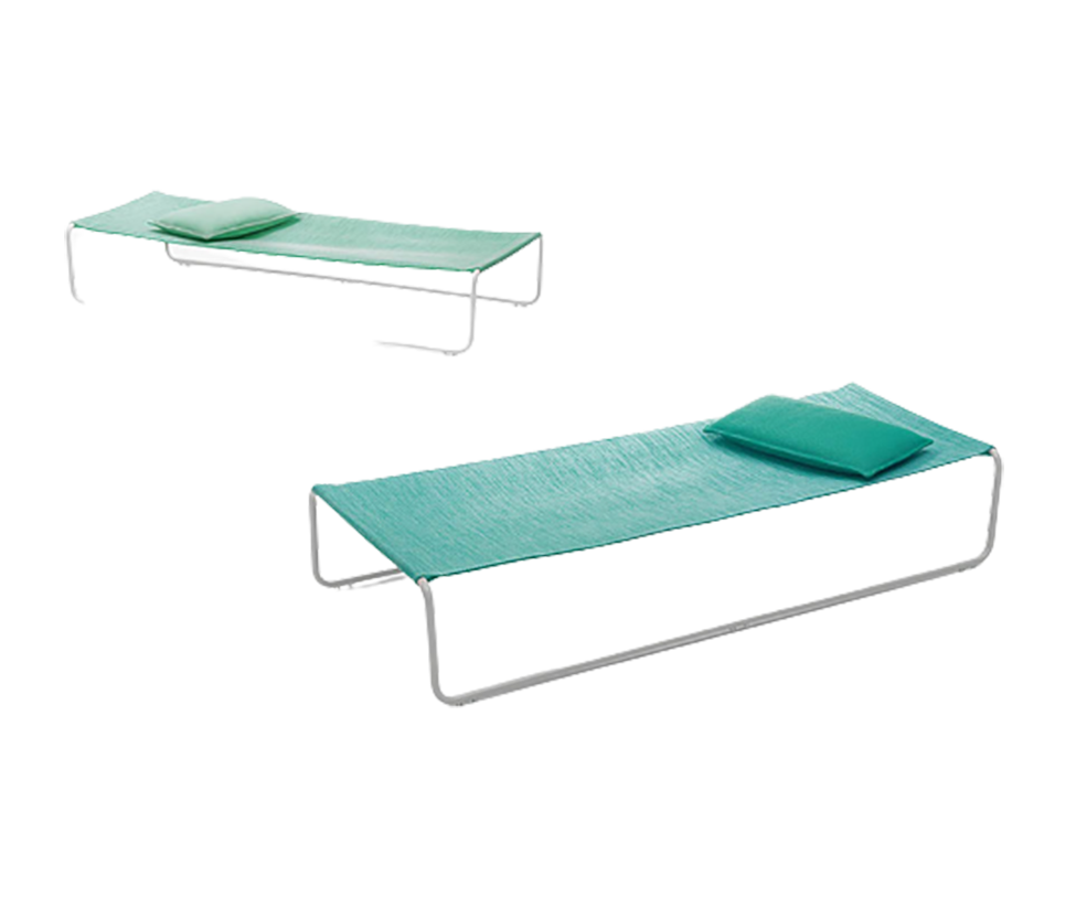 Modern Stainless Steel Hammock Outdoor Sunbed by Paola Lenti Casa Design Group