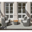 Heritage Outdoor Curved Club Lounge Chair by Point | Casa Design Group