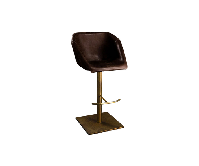 High End Hexagon Bar Stool by Henge Casa Design Group