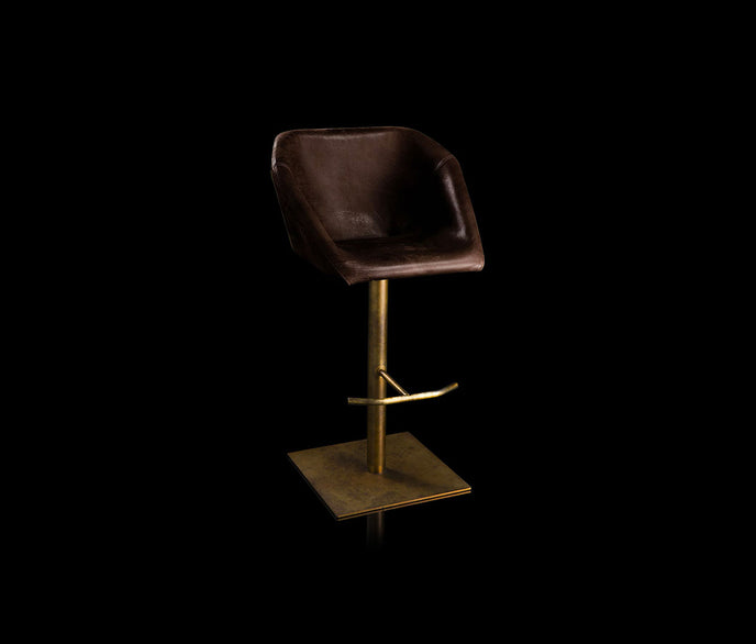 High End Hexagon Bar Stool by Henge Casa Design Group