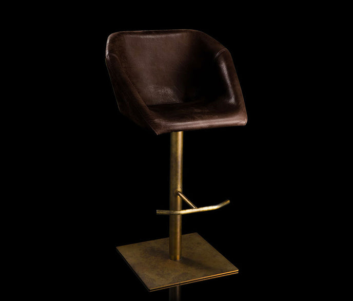 High End Hexagon Bar Stool by Henge Casa Design Group