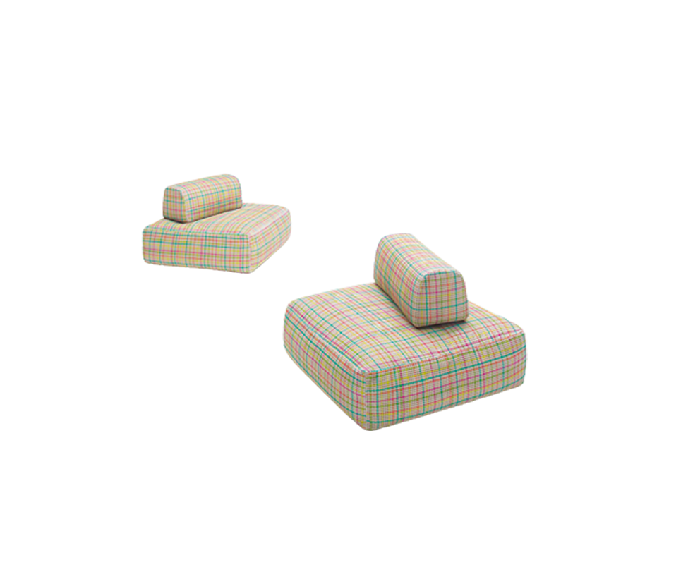 Contemporary Hopi Outdoor Pouf by Paola Lenti Designed for Comfort and Versatility Casa Design Group