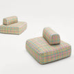 Contemporary Hopi Outdoor Pouf by Paola Lenti Designed for Comfort and Versatility Casa Design Group