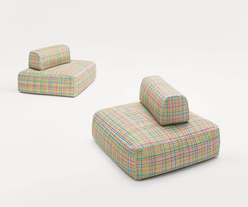 Contemporary Hopi Outdoor Pouf by Paola Lenti Designed for Comfort and Versatility Casa Design Group