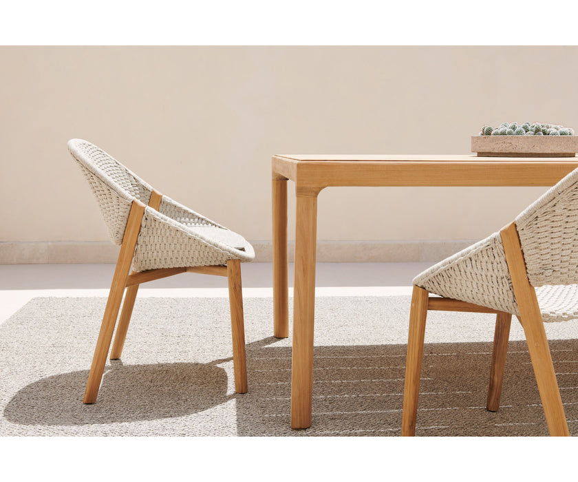 High End Illum Teak Dining Table by Tribù Casa Design Group