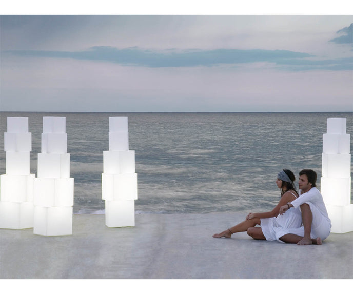 High end Outdoor Cubos Electric Lamp by Gandia Blasco Casa Design