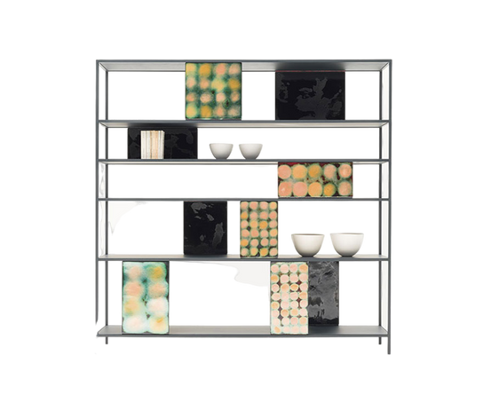 Luxury Intermezzo Bookshelf by Paola Lenti available in Exclusive Colours Casa Designed Group