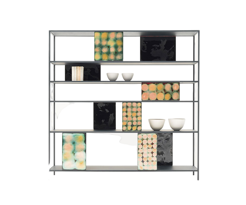 Luxury Intermezzo Bookshelf by Paola Lenti available in Exclusive Colours Casa Designed Group