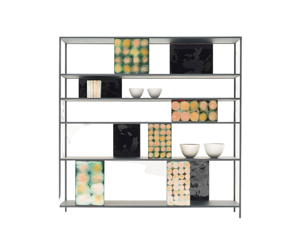 Luxury Intermezzo Bookshelf by Paola Lenti available in Exclusive Colours Casa Designed Group