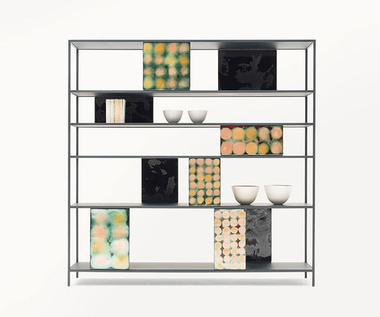 Luxury Intermezzo Bookshelf by Paola Lenti available in Exclusive Colours Casa Designed Group