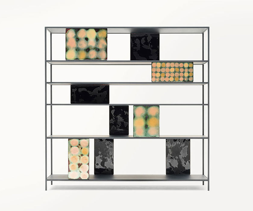 Luxury Intermezzo Bookshelf by Paola Lenti available in Exclusive Colours Casa Designed Group