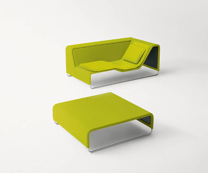 Contemporary Island Outdoor Pouf by Paola Lenti Ideal for Outdoor Seating Casa Design Group