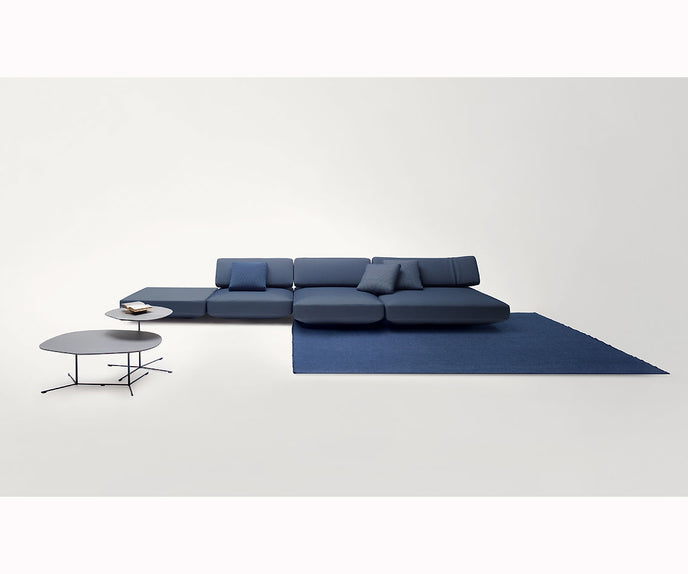 Luxury Ivy Side Table by Paola Lenti Decorated with Unique Enamel Elementsv Casa Design Group