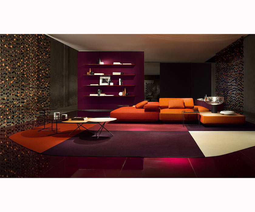 Luxury Ivy Side Table by Paola Lenti Decorated with Unique Enamel Elementsv Casa Design Group