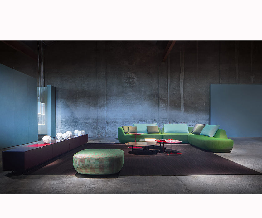 Luxury Ivy Side Table by Paola Lenti Decorated with Unique Enamel Elementsv Casa Design Group