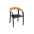 Stylish Teak and Aluminum with Olefin Fiber Jive Outdoor Dining Armchair by Royal Botania Casa Design Group