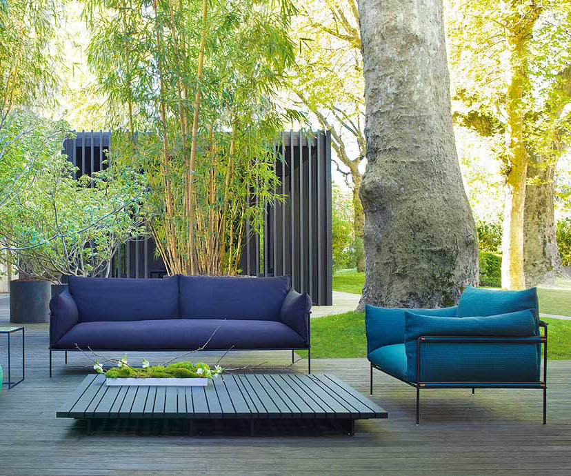 Modern Kabà Outdoor Sofa by Paola Lenti with Removable Cushions Casa Design Group
