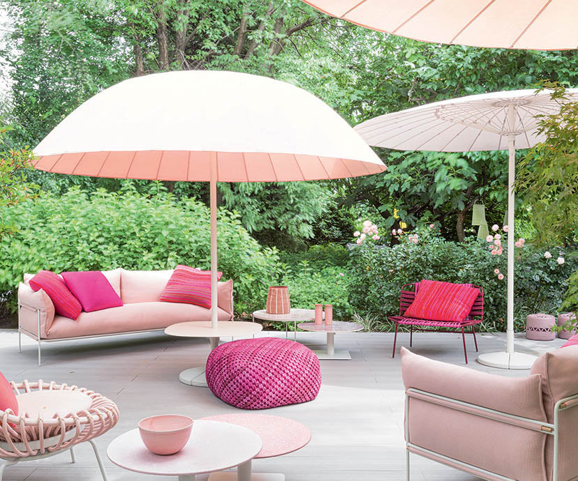 Modern Kabà Outdoor Sofa by Paola Lenti with Removable Cushions Casa Design Group