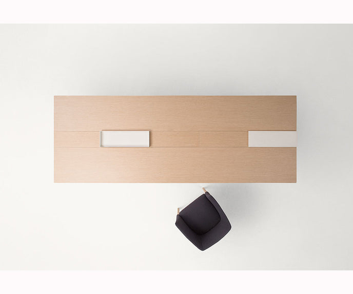 Luxury Kanji Dining Table by Paola Lenti Modern Dining with Marble and Metal Inserts Casa Design Group