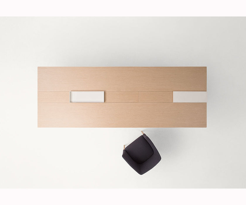 Luxury Kanji Dining Table by Paola Lenti Modern Dining with Marble and Metal Inserts Casa Design Group
