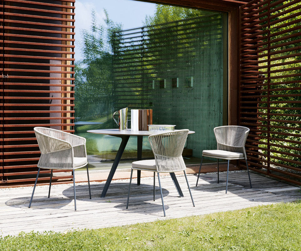 Stylish Katana Outdoor Table with Unique Japanese-Inspired Design by Potocco |  Casa Design Group