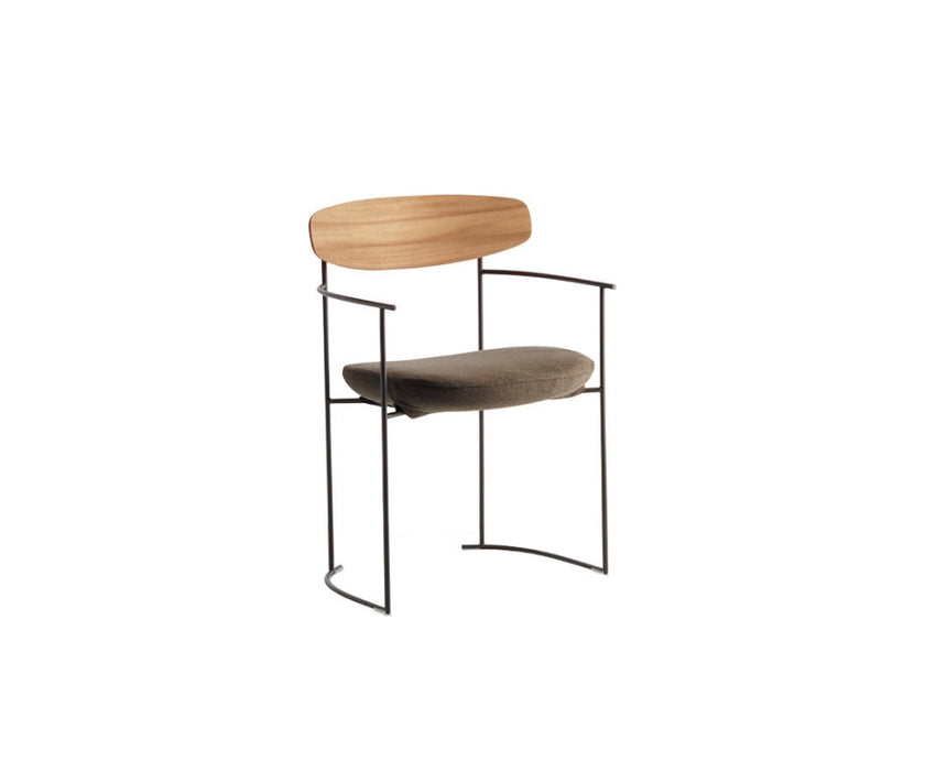 Keel Chairs by Potocco modern wood and metal dining chairs Casa Design Group