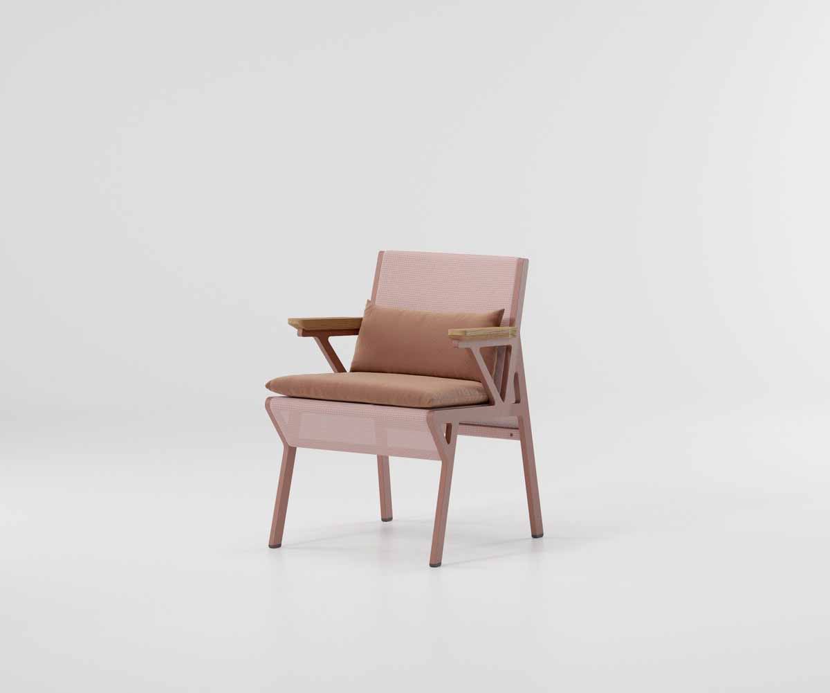 Vieques Armchair Teak Armrest I Kettal