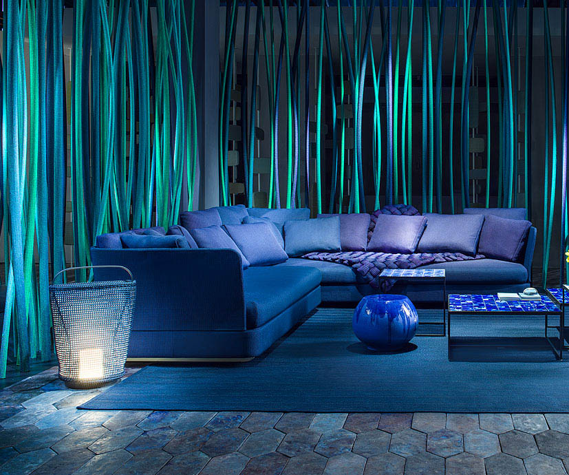 Luxury Lanterna Outdoor Floor Lamp by Paola Lenti in Matt Stainless Steel Casa Design Group