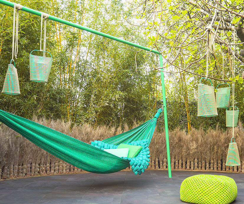 Luxury Lanterna Outdoor Floor Lamp by Paola Lenti in Matt Stainless Steel Casa Design Group