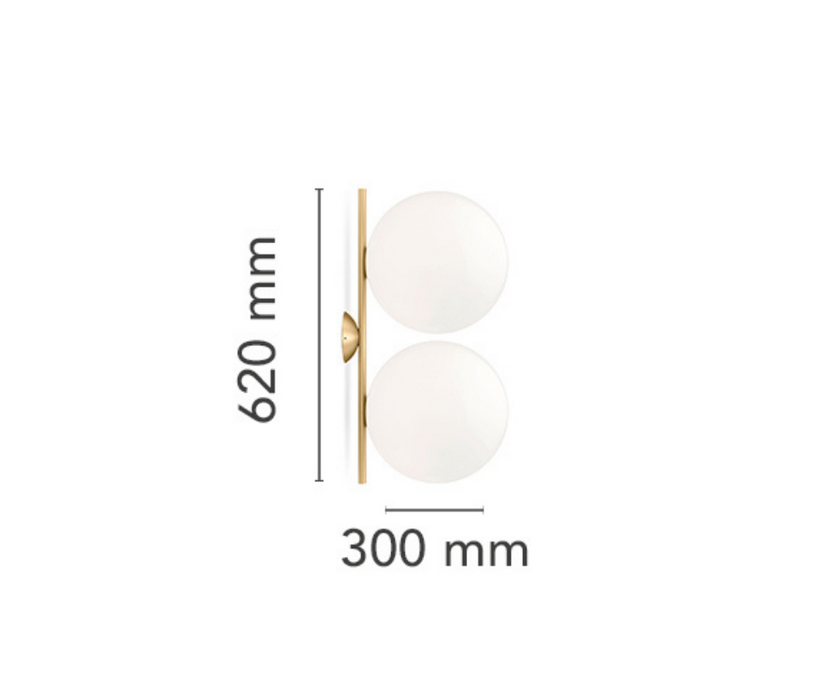 High end IC Double Wall & Ceiling Light by Flos Casa Design