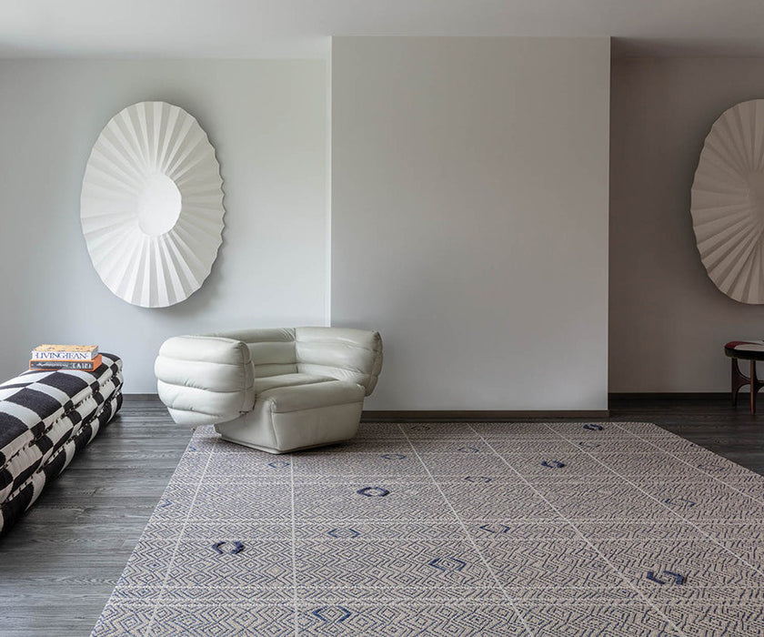 Limited Edition Alfresco Dune Rug Nautical Blue Indoors