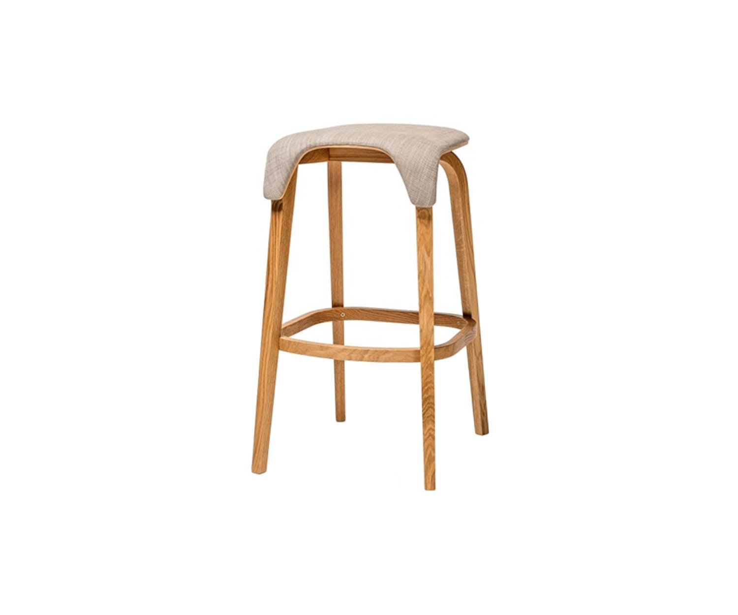 High end Leaf Upholstered Barstool by Ton Casa Design